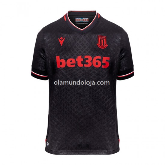 Camisola Stoke City Equipamento Segundo 2022-2023 Manga Corta